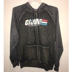 GI Joe Zip Up Hoodie mens sweatshirt jacket GI Joe